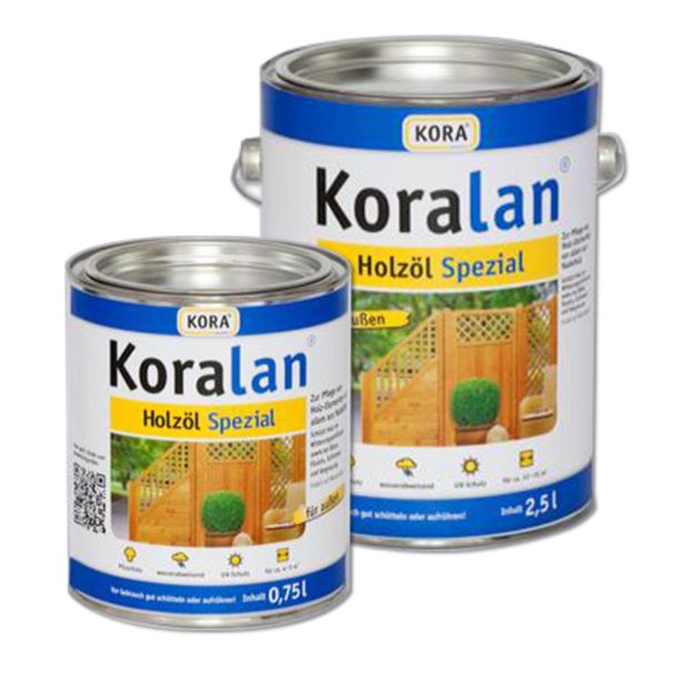 Koralan Holzöl Spezial 0,75 / 2,5 Liter