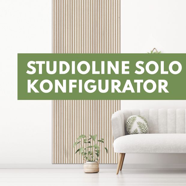 StudioLine Solo Konfigurator für Lamellenwände
