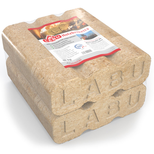 LABU-Holzbriketts 10 kg Paket